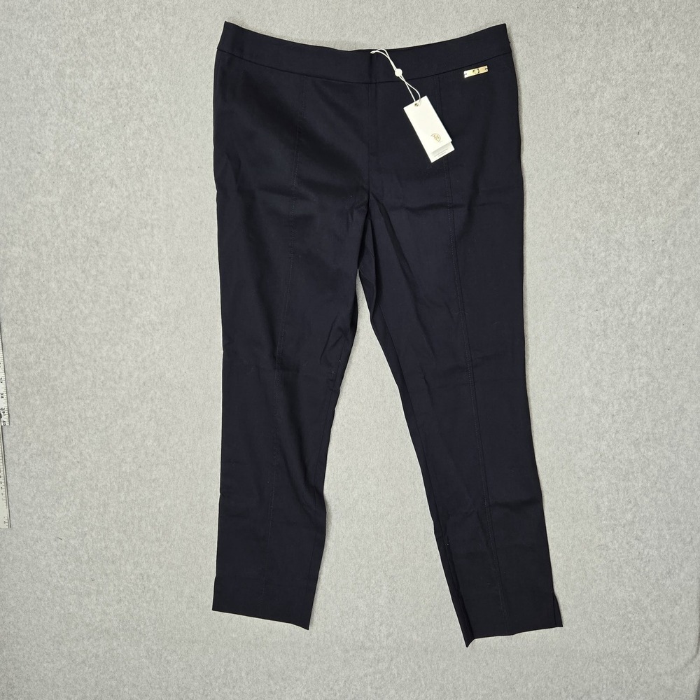 Tory Burch Women Pants 10 Navy Dress Pants Callie Skinny Pant 27"‎ NWT